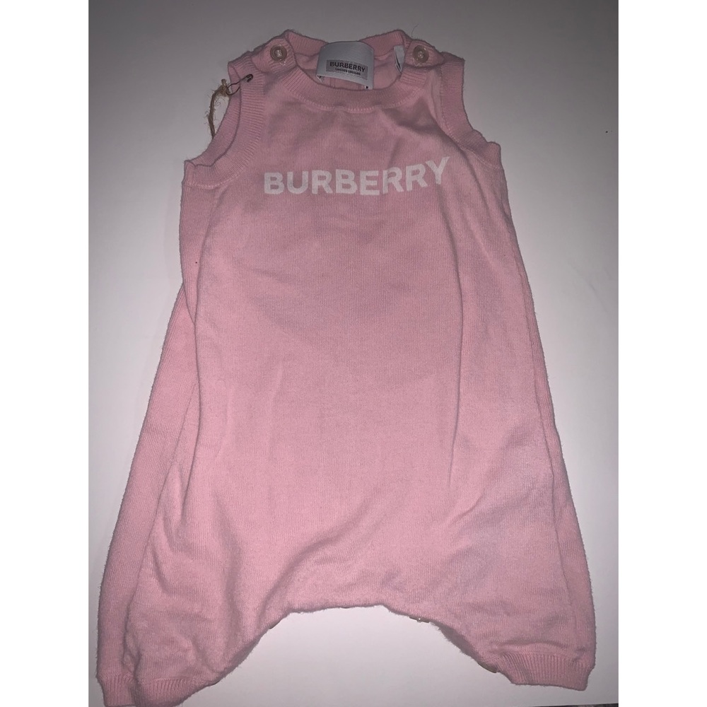 Pink Burberry Romper